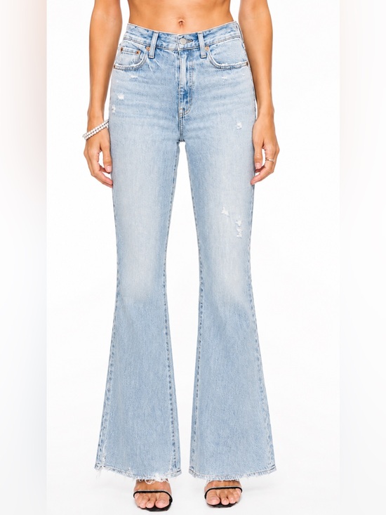 pistola Denim - Pistola Stevie High Rise Slim Boot Flare Jeans Light Wash NWOT 26
